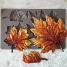 Limited Edition Redesign with Prima Falling Leaves Fantasy Öntőforma 5″X8″ Décor Mould (1 db)