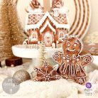 Limited Edition Redesign with Prima Festive Gingerbread Treats Öntőforma 5″X8″ Décor Mould (1 db)