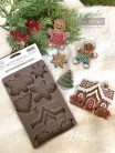 Limited Edition Redesign with Prima Festive Gingerbread Treats Öntőforma 5″X8″ Décor Mould (1 db)