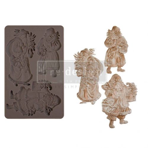 Limited Edition Redesign with Prima Holiday Greetings Öntőforma 5″X8″ Décor Mould (1 db)