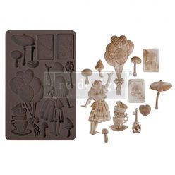   Limited Edition Redesign with Prima Whimsy Craft Chronicles Öntőforma 5″X8″ Décor Mould (1 db)