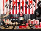 Banner "Pirates Party" fekete 14x100cm