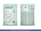 Eco Lufi 30 cm Pasztell fehér (100 db)