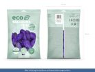 Eco Lufi 30 cm Pasztell lila (100 db)