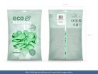 Eco Lufi 30 cm Pasztell menta (100 db)