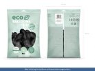 Eco Lufi 30 cm Pasztell fekete (100 db)