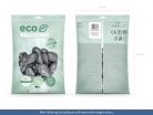 Eco Lufi 30cm Metál ezüst (100 db)