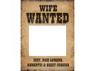 Vicces Táblák - Husband Wanted és Wife Wanted (2 db)