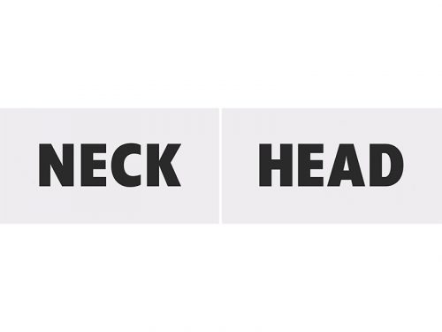 Vicces táblák Head & Neck (2 db)