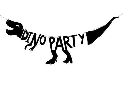 Banner Dinoszaurusz Party