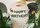 Banner "Happy Birthday" Dinoszaurusz party