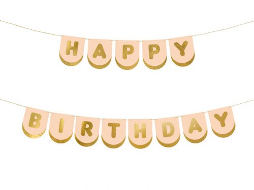 Banner "Happy Birthday"