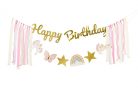 Unikornis Banner Happy Birthday